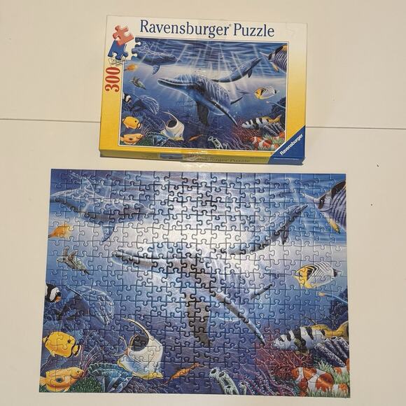 Ravensburger Dolphin World 300 Piece Puzzle 49x36cm 100% Complete Set #13 094 8 - Picture 1 of 5
